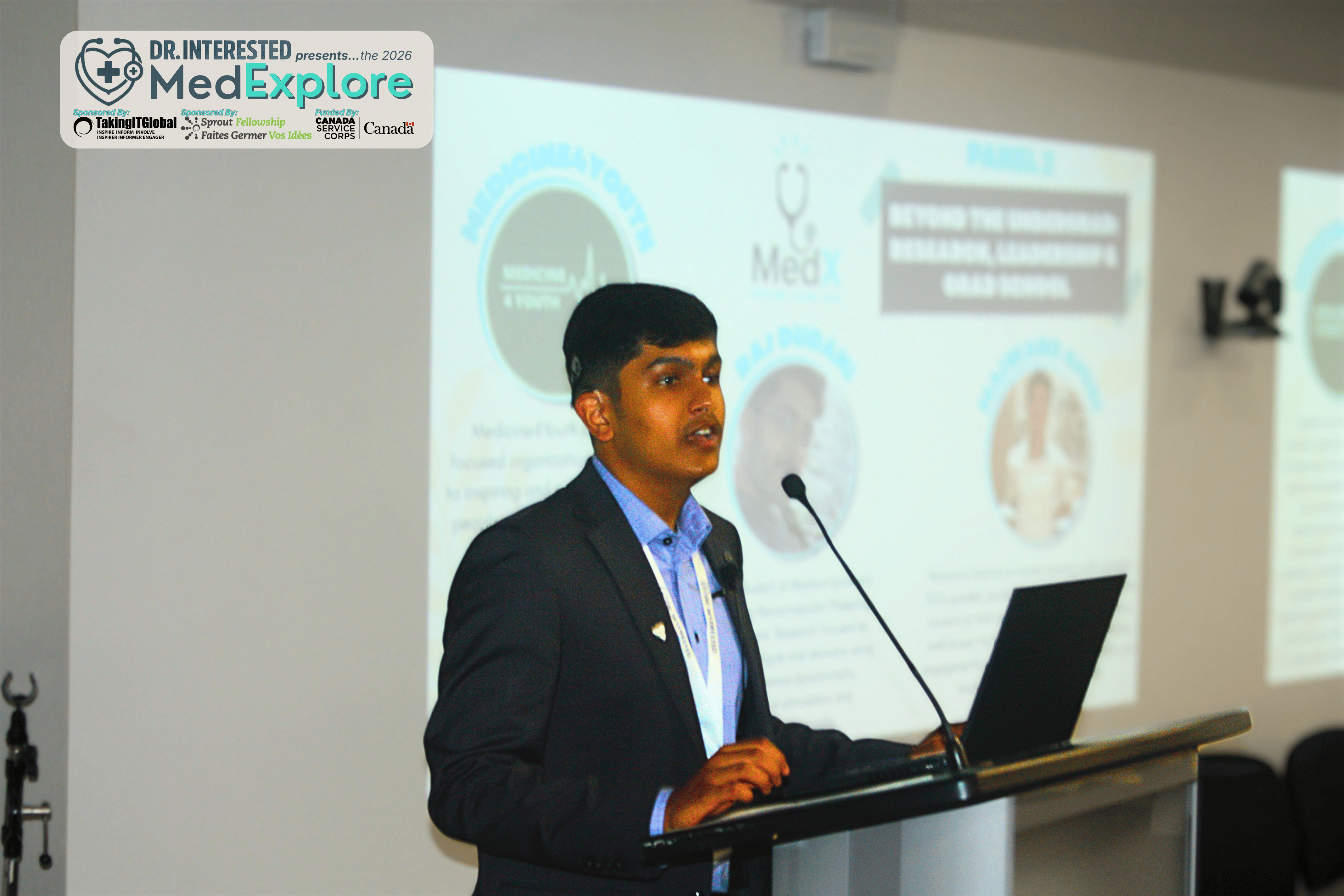 Adil Mukhi at the MedExplore Conference